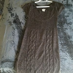 Knee length brown Maurices sweater dress L